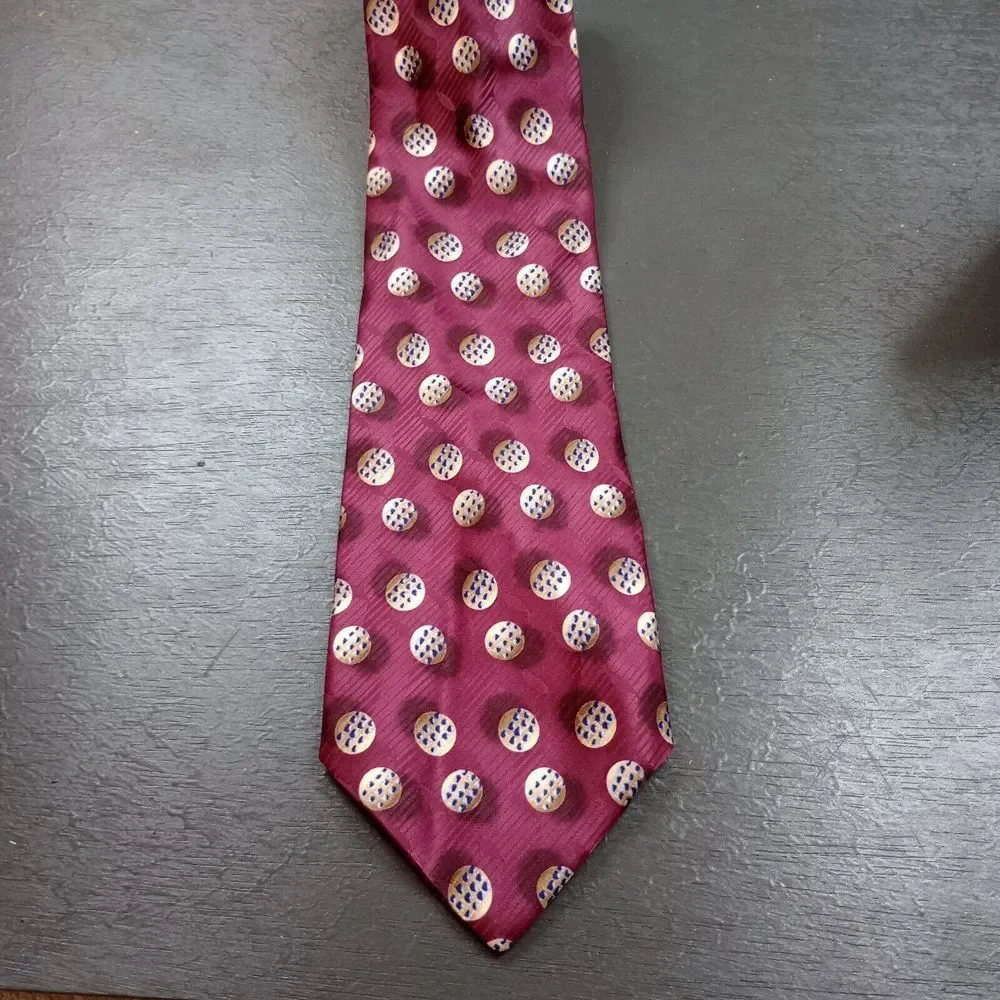 Zionetti Italian Silk Collection 100% Silk Made in‎ USA Mens Neck Tie Geometric